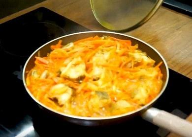 Pollock under the marinade - delicious cold appetizer