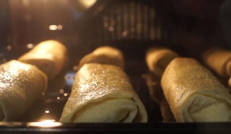 We send our pita bread to the oven.