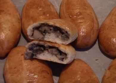 How to learn how to cook delicious mushroom pies