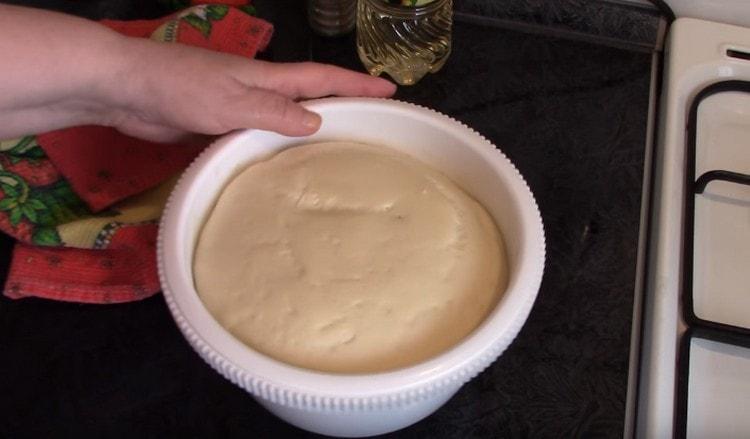 Such a dough rises very well.