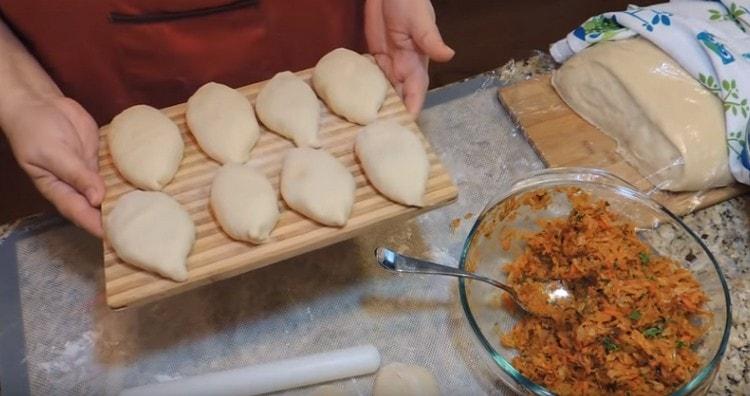 We prepare all the pies.