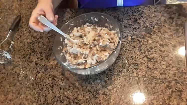 Pies with potatoes and mushrooms: a step by step recipe with photos