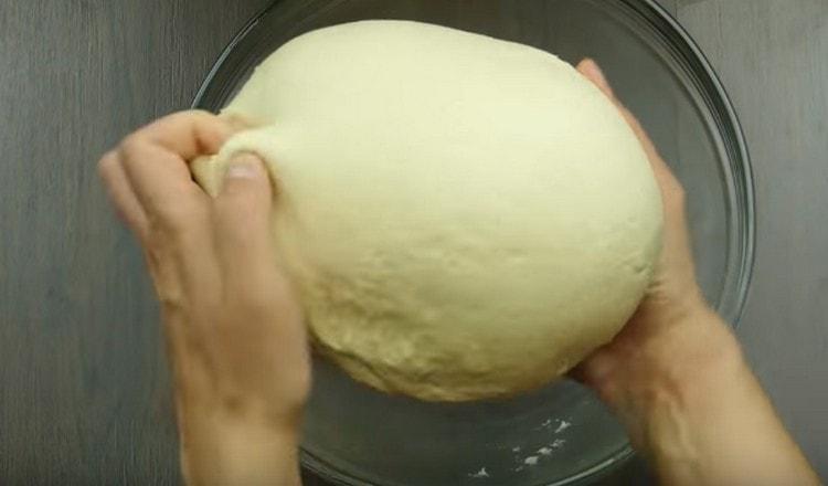 The dough should be tender, not clogged.