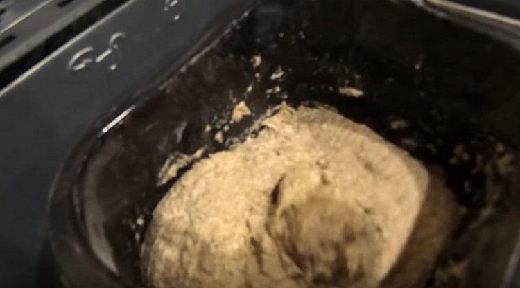 Turn on the option of kneading dough.