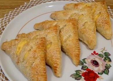 Ready-made puff pastry cheese puffs - quick pastries 🧀