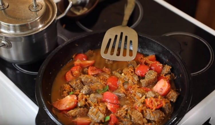 Now you can add water.