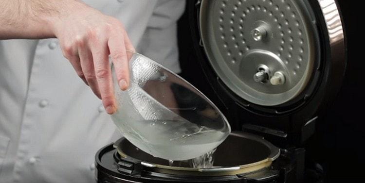 Add vinegar as well as water.