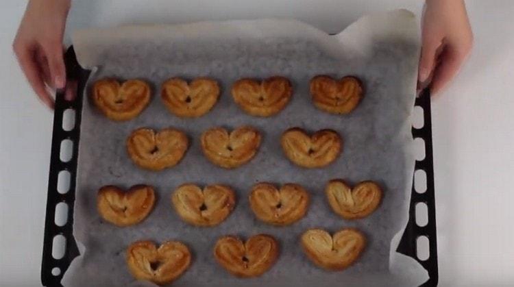 Cookies are baked very quickly.