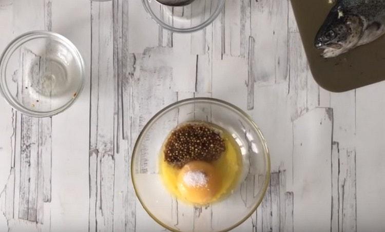 We also add mustard seeds and salt.