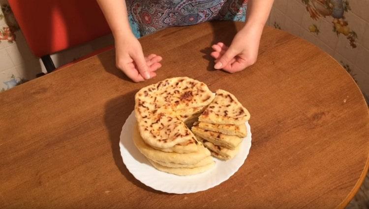 The finished product can also be greased with a piece of butter.