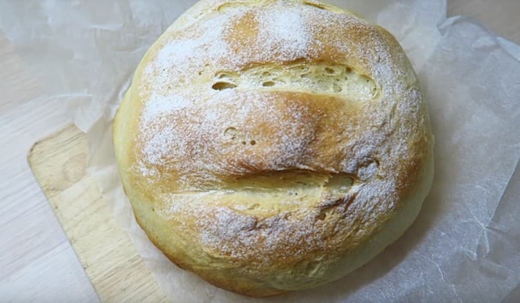 Here you can bake such delicious bread in the oven on dry yeast.