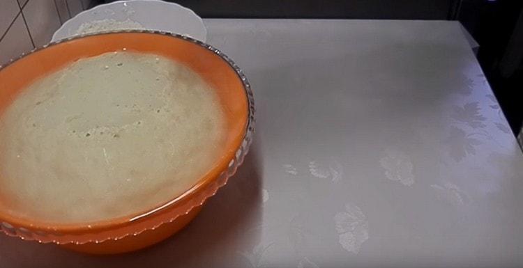 The dough rose perfectly.