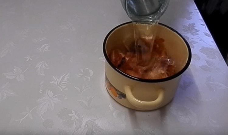 Fill it all with water.