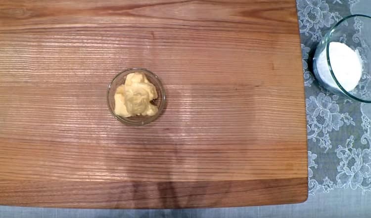 Butter must be melted.