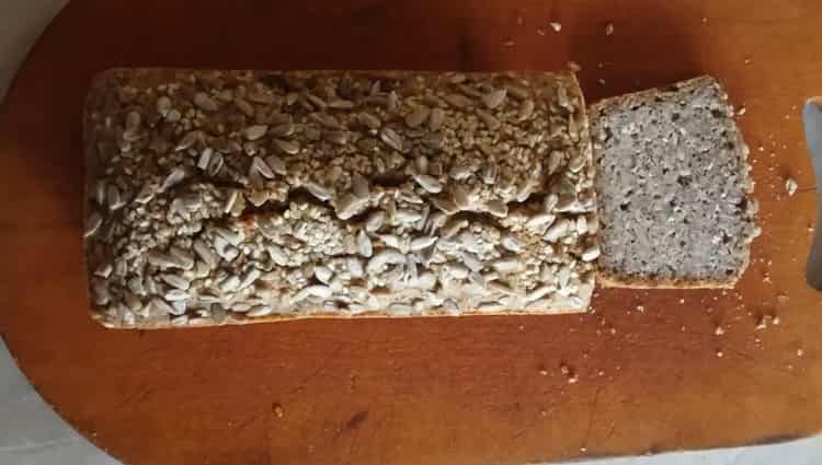 yeast-free bread is ready