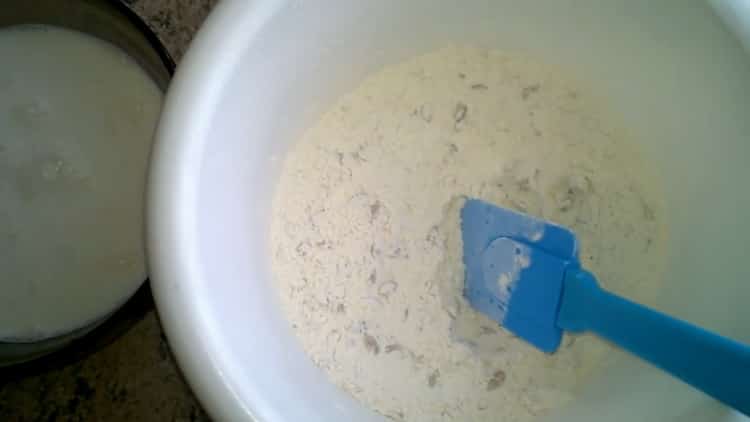 To prepare yeast-free bread in a slow cooker, prepare the ingredients