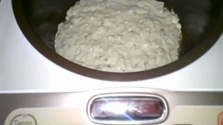 To prepare yeast-free bread in a slow cooker, set the desired mode