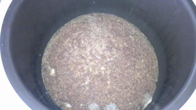 To prepare yeast-free bread in a slow cooker, bake bread on both sides