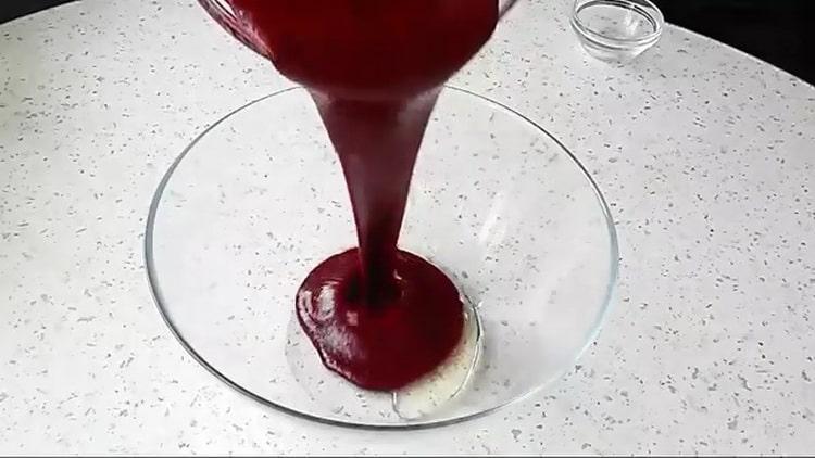 Grind the filling to make biscuit muffins