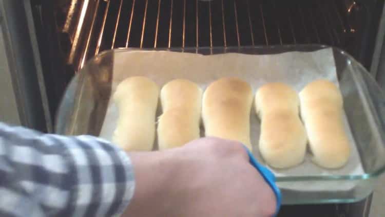 Hot dog buns: step by step recipe with photo