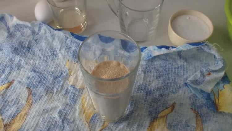 To make hot dog buns, prepare the ingredients