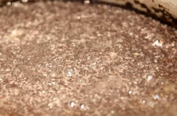 To make poppy seed buns, brew the ingredients