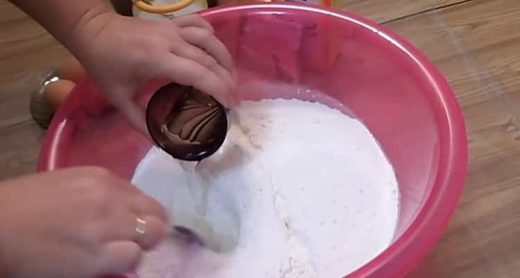 For cooking dumplings with sauerkraut. prepare the ingredients