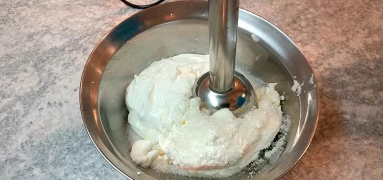 To make cottage cheese cheesecakes, prepare the ingredients