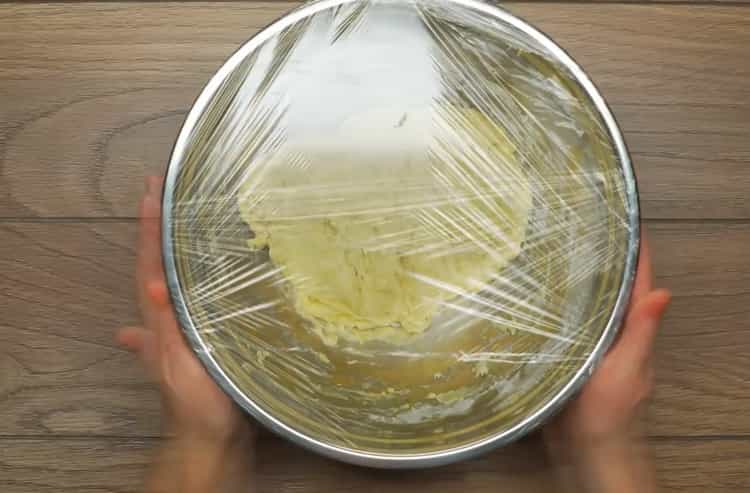 For cooking cheesecakes with potatoes, knead the dough