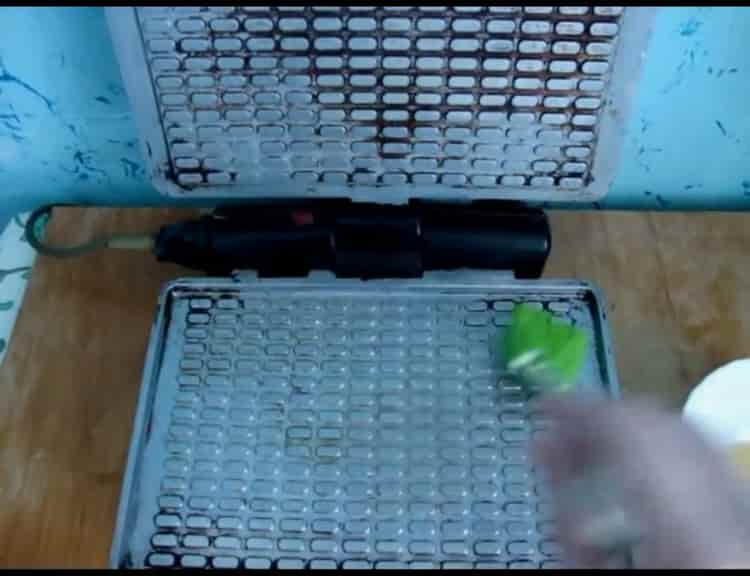 Prepare the technique for making waffles