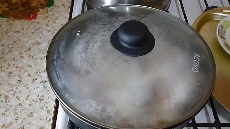 To prepare the stew of pink salmon, prepare the ingredients