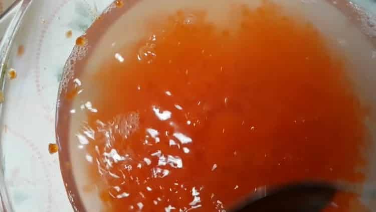 Before salting trout caviar, prepare all the ingredients