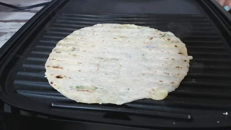 To make potato cakes, fry the dough