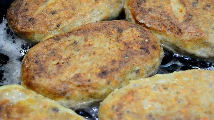Mackerel fish cakes - very tasty, fragrant, tender