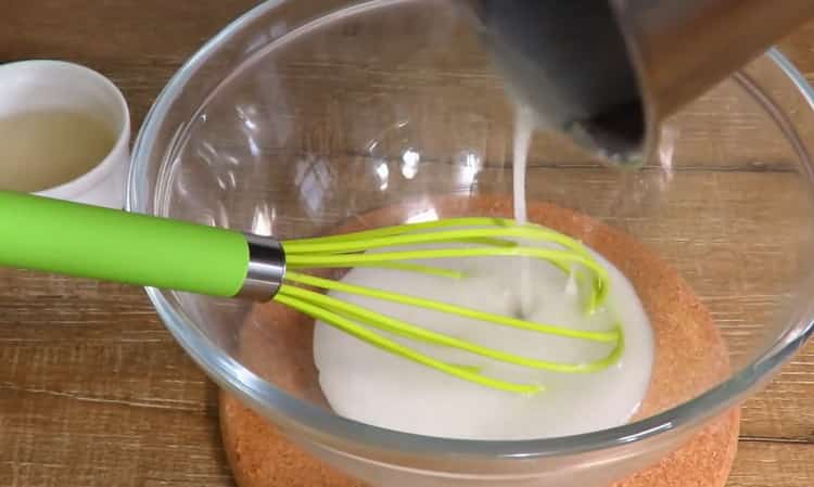 To prepare the cream for the cake, prepare everything you need