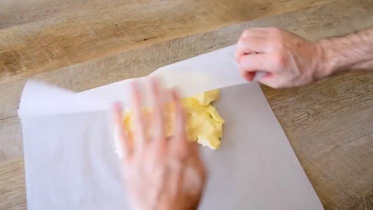 To make crussans, prepare the butter