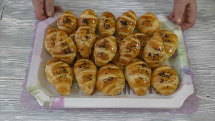 condensed milk croissants