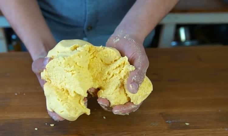 Knead dough for corn tortillas