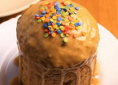 Delicious Easter cake on kefir without eggs and yeast