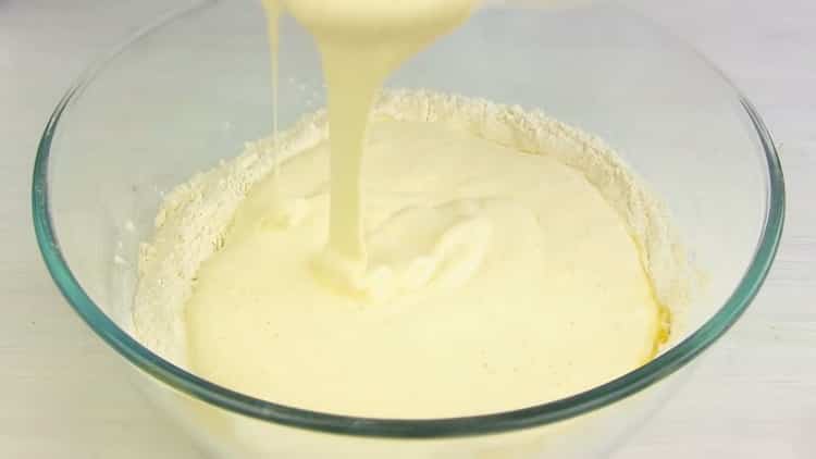 Mix the ingredients for the cry