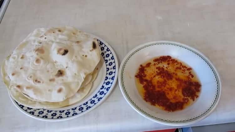 cakes instead of bread cooked in a pan ready