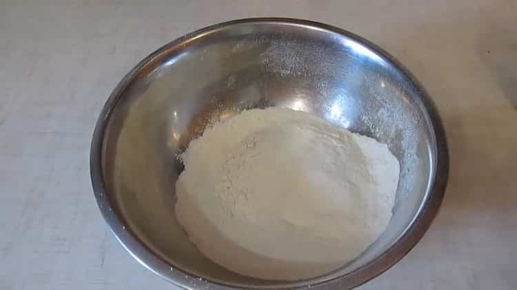 To make tortillas instead of bread in a pan, prepare the ingredients