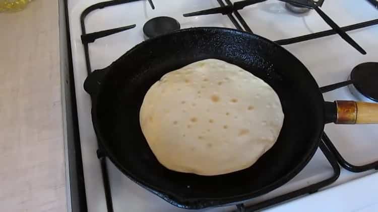 To make tortillas, instead of bread in a pan, fry the tortilla