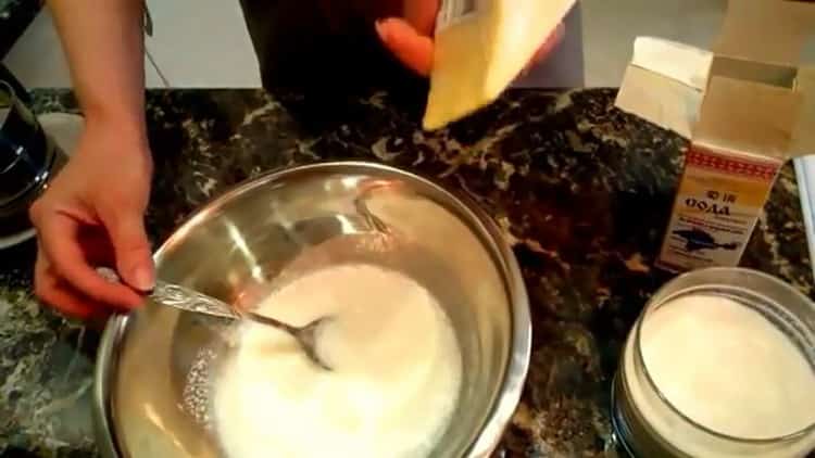 To make kefir cheese cakes, prepare the ingredients