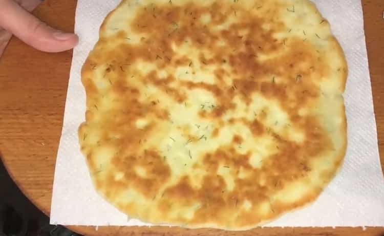 Remove excess fat to make curd cakes