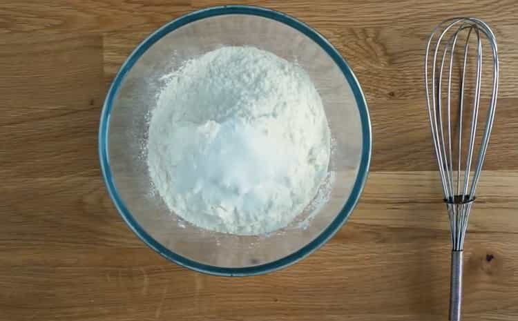 Prepare the ingredients for the lemon cake.