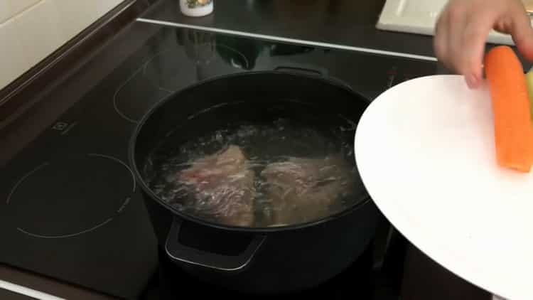 To prepare pasta, prepare the ingredients