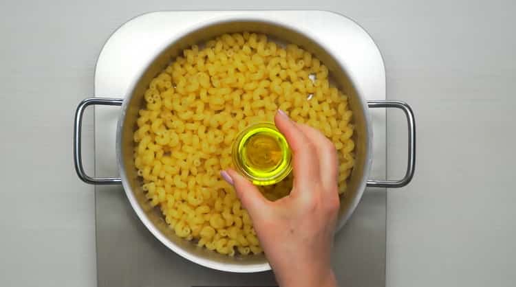 To cook pasta, prepare the ingredients