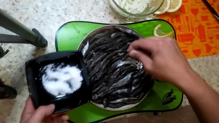 For salt, prepare salt