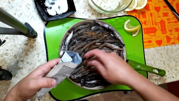 For seasoning capelin